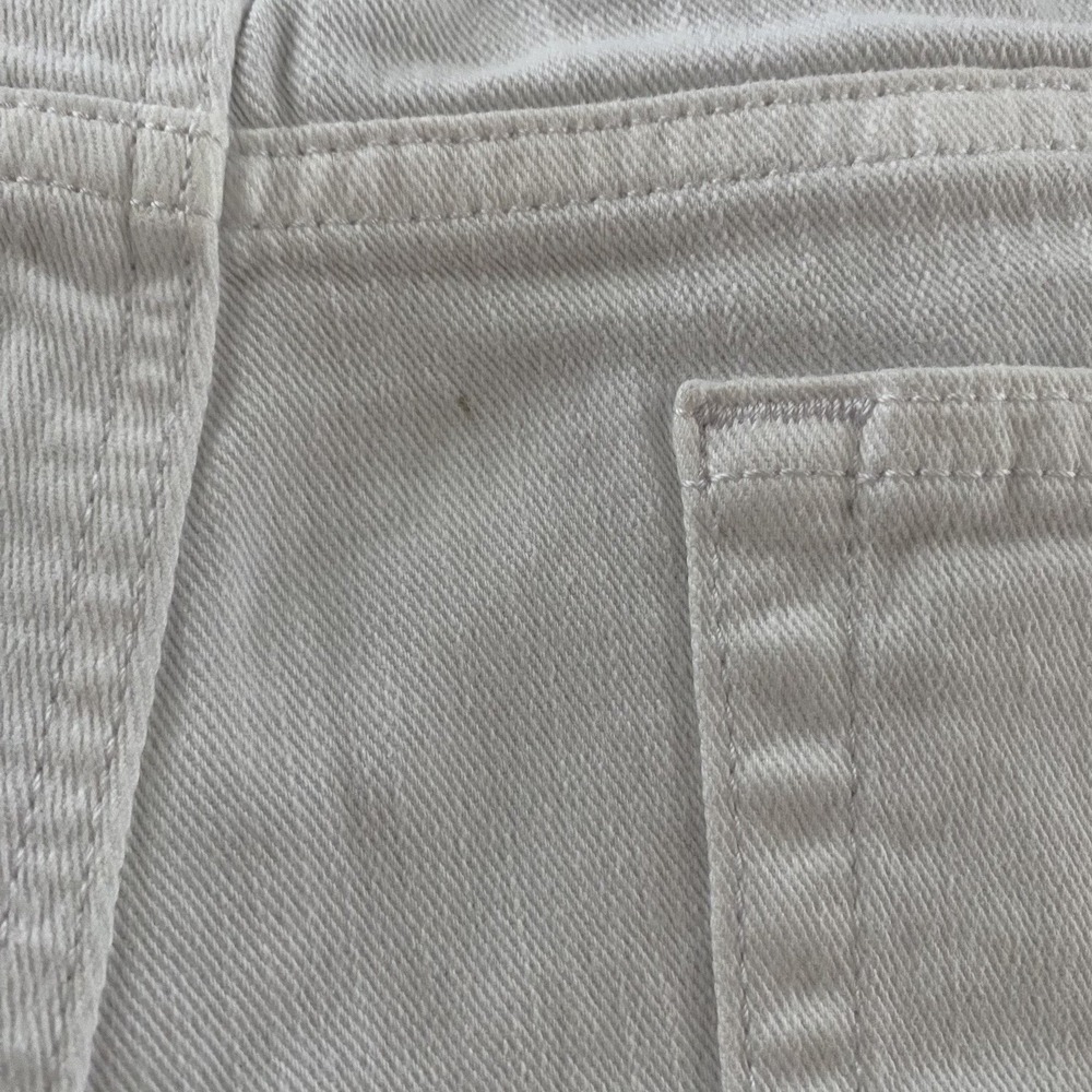 Garnet Hill Denim Shorts Womens 33w White 9in Inseam Casual Jean Stretch - Picture 9 of 14